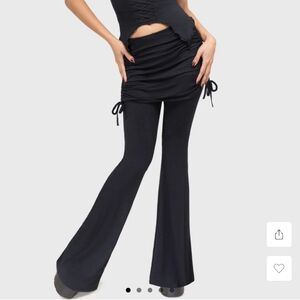 Size S Killstar Flares,Black Flared Women's Pants, KILLSTAR FLARES, KILLSTAR